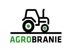 Traktor z napisem AGROBRANIE